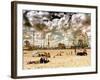 Vintage Beach, Wonder Wheel, Coney Island, Brooklyn, New York, United States-Philippe Hugonnard-Framed Photographic Print