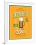 Vintage Beer Brewery Poster-avean-Framed Art Print