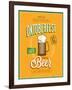 Vintage Beer Brewery Poster-avean-Framed Art Print
