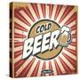 Vintage Beer Poster-Lukeruk-Stretched Canvas