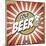 Vintage Beer Poster-Lukeruk-Mounted Art Print