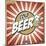 Vintage Beer Poster-Lukeruk-Mounted Art Print