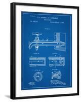 Vintage Beer Tap Patent-null-Framed Art Print