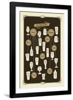 Vintage Beers-Clara Wells-Framed Giclee Print