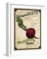 Vintage Beet Seed Packet-null-Framed Giclee Print
