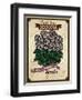 Vintage Begonia Seed Packet-null-Framed Giclee Print