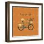 Vintage Bicycle Illustration-Tasiania-Framed Art Print