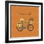 Vintage Bicycle Illustration-Tasiania-Framed Art Print