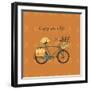 Vintage Bicycle Illustration-Tasiania-Framed Premium Giclee Print