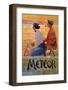 Vintage Bicycle Poster, Meteor-null-Framed Art Print