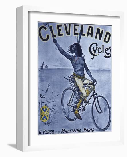 Vintage Bicycle-null-Framed Giclee Print