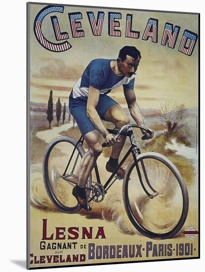 Vintage Bicycle-null-Mounted Giclee Print