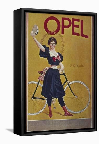 Vintage Bicycle-null-Framed Stretched Canvas