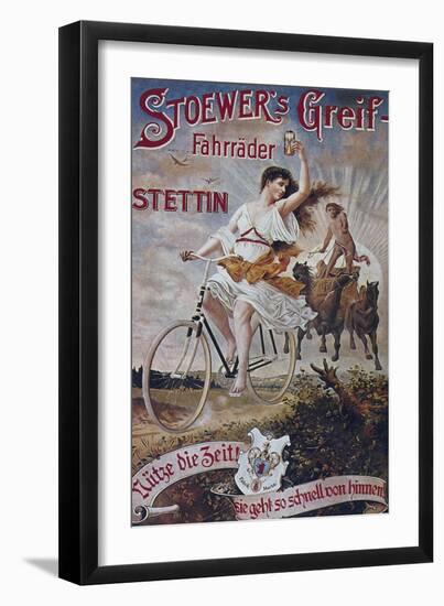 Vintage Bicycle-null-Framed Giclee Print