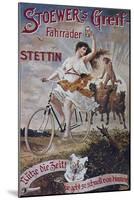 Vintage Bicycle-null-Mounted Giclee Print