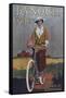 Vintage Bicycle-null-Framed Stretched Canvas