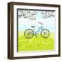 Vintage Bicycle-lolya1988-Framed Art Print