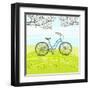 Vintage Bicycle-lolya1988-Framed Art Print