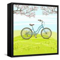 Vintage Bicycle-lolya1988-Framed Stretched Canvas