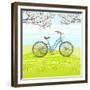 Vintage Bicycle-lolya1988-Framed Premium Giclee Print