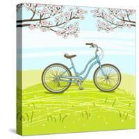 Vintage Bicycle-lolya1988-Stretched Canvas