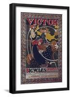 Vintage Bicycle-null-Framed Giclee Print