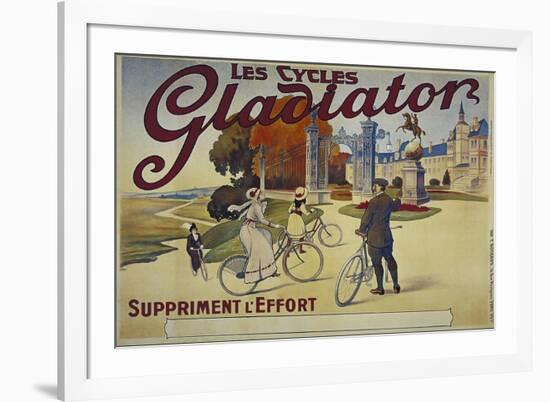 Vintage Bicycle-null-Framed Giclee Print