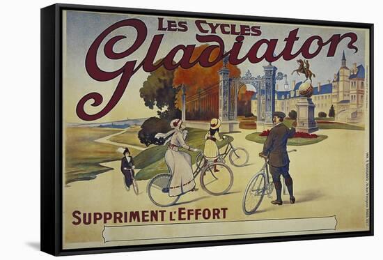 Vintage Bicycle-null-Framed Stretched Canvas