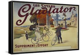 Vintage Bicycle-null-Framed Stretched Canvas