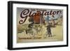 Vintage Bicycle-null-Framed Premium Giclee Print