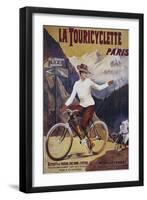 Vintage Bicycle-null-Framed Giclee Print