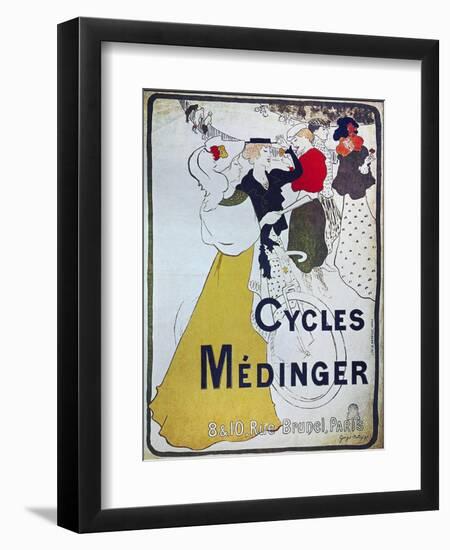 Vintage Bicycle-null-Framed Premium Giclee Print