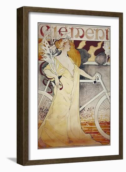 Vintage Bicycle-null-Framed Giclee Print