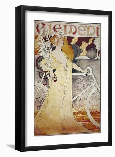 Vintage Bicycle-null-Framed Giclee Print