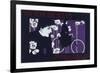 Vintage Bicycle-null-Framed Giclee Print