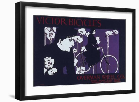 Vintage Bicycle-null-Framed Giclee Print