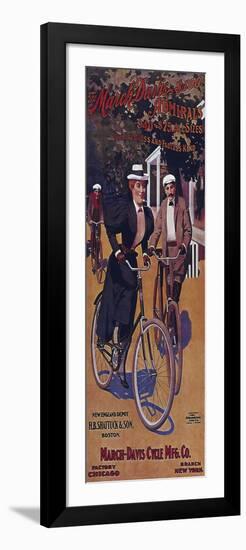 Vintage Bicycle-null-Framed Giclee Print