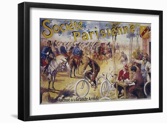 Vintage Bicycle-null-Framed Giclee Print