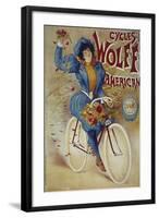 Vintage Bicycle-null-Framed Giclee Print