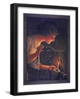 Vintage Bicycle-null-Framed Giclee Print