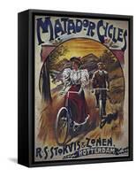 Vintage Bicycle-null-Framed Stretched Canvas