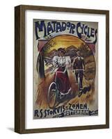 Vintage Bicycle-null-Framed Giclee Print