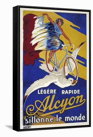 Vintage Bicycle-null-Framed Stretched Canvas