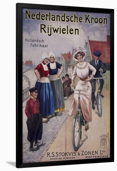 Vintage Bicycle-null-Framed Giclee Print