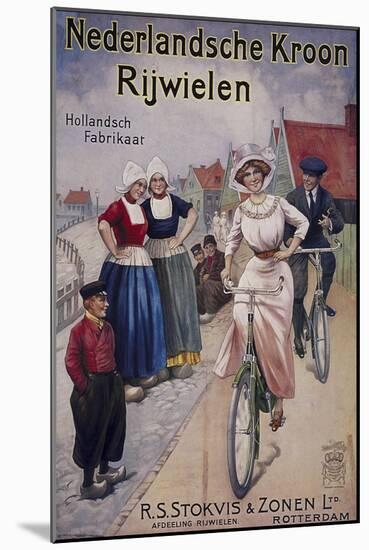 Vintage Bicycle-null-Mounted Giclee Print