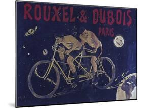 Vintage Bicycle-null-Mounted Giclee Print