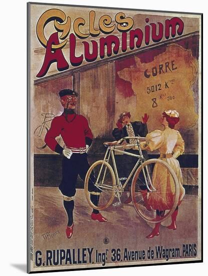 Vintage Bicycle-null-Mounted Giclee Print