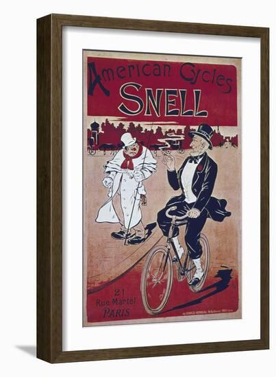 Vintage Bicycle-null-Framed Premium Giclee Print