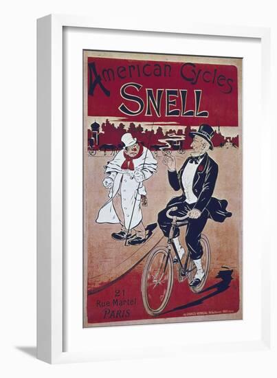 Vintage Bicycle-null-Framed Giclee Print