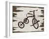 Vintage Bicycle-Karen Williams-Framed Giclee Print